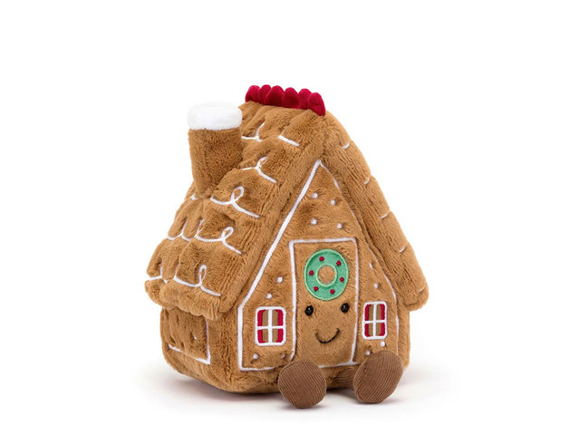 Teddy Bear n Doll - JellyCat Amuseables Gingerbread House - TJ1203A3 Photo